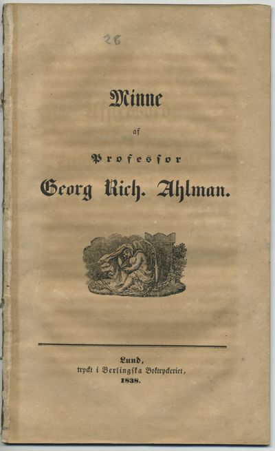 Minne af professor Georg Rich. Ahlman.