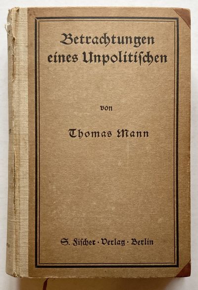 Betrachtungen eines Unpolitischen.