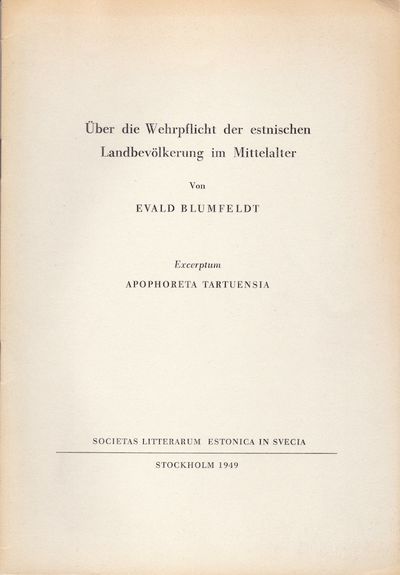 Über die Wehrpflicht der estnischen…