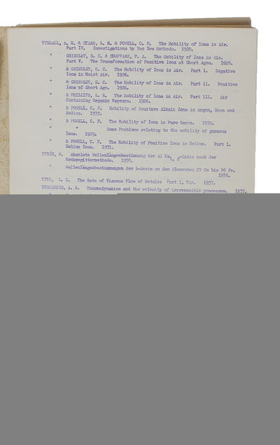 The Eaton-Richardson Library on the Atom.  - [ "A PIONEER CATALOGUE" ON ATOMIC PHYSICS] (photo 2)