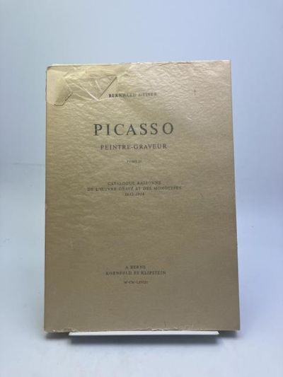 Picasso. Peintre-Graveur. Tome I: Catalogue illustré de l'oeuvre gravé et lithographié. 1899-1931. Tome II: Catalogue raisonné de l'oeuvre gravé et des monotypes. 1932-1934. En collaboration avec Alfred Scheidegger. 1-2. (photo 2)