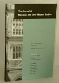 The Journal of Medieval and Early Modern Studies, Volume 30, Number 1, Winter 2000; Special...