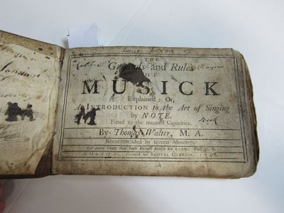 The grounds and rules of musick explained: or, An introduction to the art of singing by note. Fitted to the meanest capacities. By Thomas Walter, M.A. Recommended by several ministers