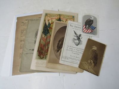 Collection of photographs, ephemera, and pamphlets related to Old Abe the mascot of the 8th Wisconsin Regiment during the Civil War