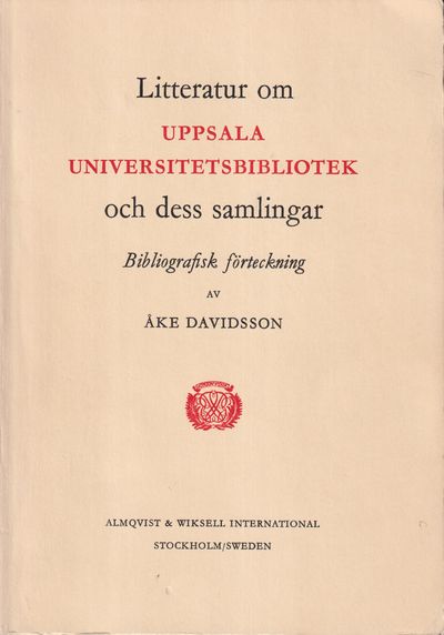 Litteratur om Uppsala universitetsbibliotek och…