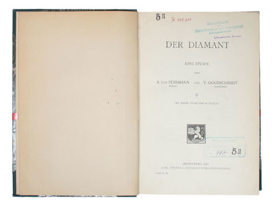 Der Diamant. Ein Studie. Mit einem Atlas von 43 Tafeln. (photo 3)