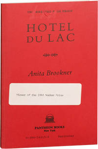 Hotel du Lac (Uncorrected Proof) by Anita Brookner - 1984