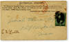 Printed "Rational Money" Postal Envelope, ca. 1870, Addressed to Josiah Warren from E.D. Linton