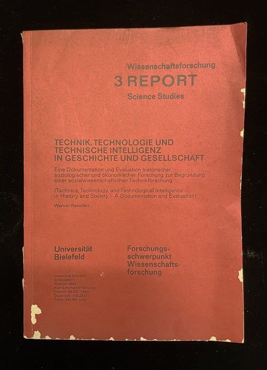 Technik, Technologie und technische Intelligenz in