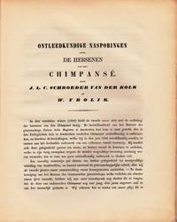 cover of Ontleedkundige nasporingen over de Hersenen van den Chimpansé