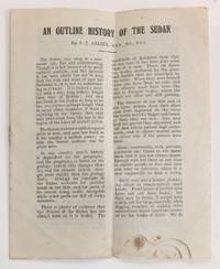 image of An outline history of the Sudan