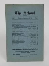 image of The School: Vol. V, No, 1. Toronto, September, 1916