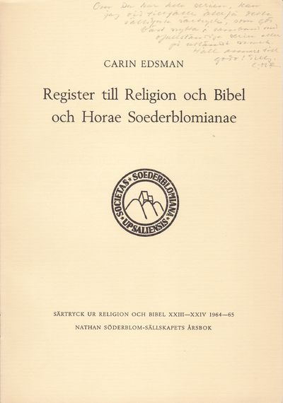 Register till Religion och Bibel och Horae…
