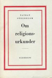 Om religionsurkunder.
