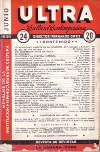 ULTRA, nºs 22, 23 y 24. Revista de cultura contemporánea. Mensajes de la Institución...