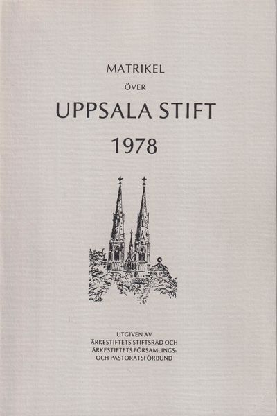 Matrikel över Uppsala stift 1978. Utgiven av…