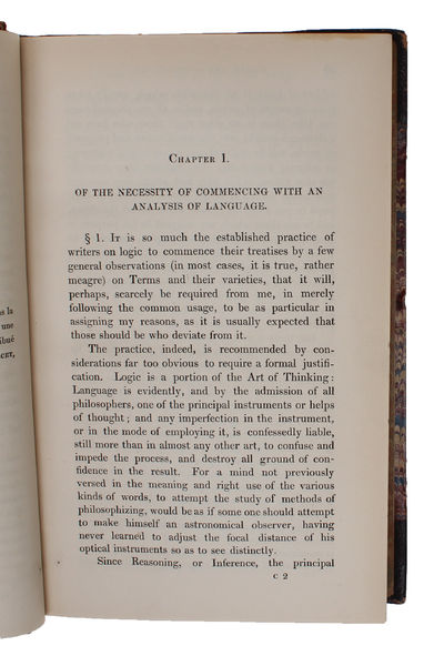 A System of Logic, Ratiocinative and Inductive, Being a Connected View of the Principal Evidence, and the Methods of Scientific Investigation. In Two Volumes. 2 vols. - [THE SCIENTIST'S CLAIM TO TRUTH] (photo 3)