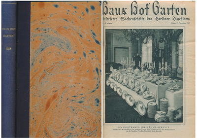 HAUS HOF GARTEN.  Illustrierte Wochenschrift des…