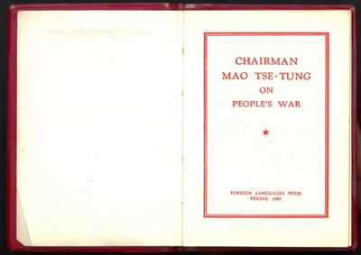 Chairman Mao Tse-Tung on people’s war.