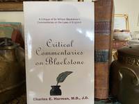 Critical Commentaries on Blackstone