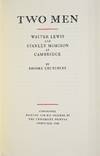 View Image 2 of 5 for  TWO MEN WALTER LEWIS AND STANLEY MORISON AT CAMBRIDGE Inventory #299193