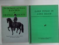 Collection of 12 Individual Stapled Books, Each Different. Published 1935-42 for Title Guaranty And Trust  Company ( Beverly Hills, Glendale, San Fernando Valley, Inglewood, Culver City, Pasadena, San Pedro and Wilmington, Monrovia, Santa Monica, Pomona) de W. W. Robinson - 1935