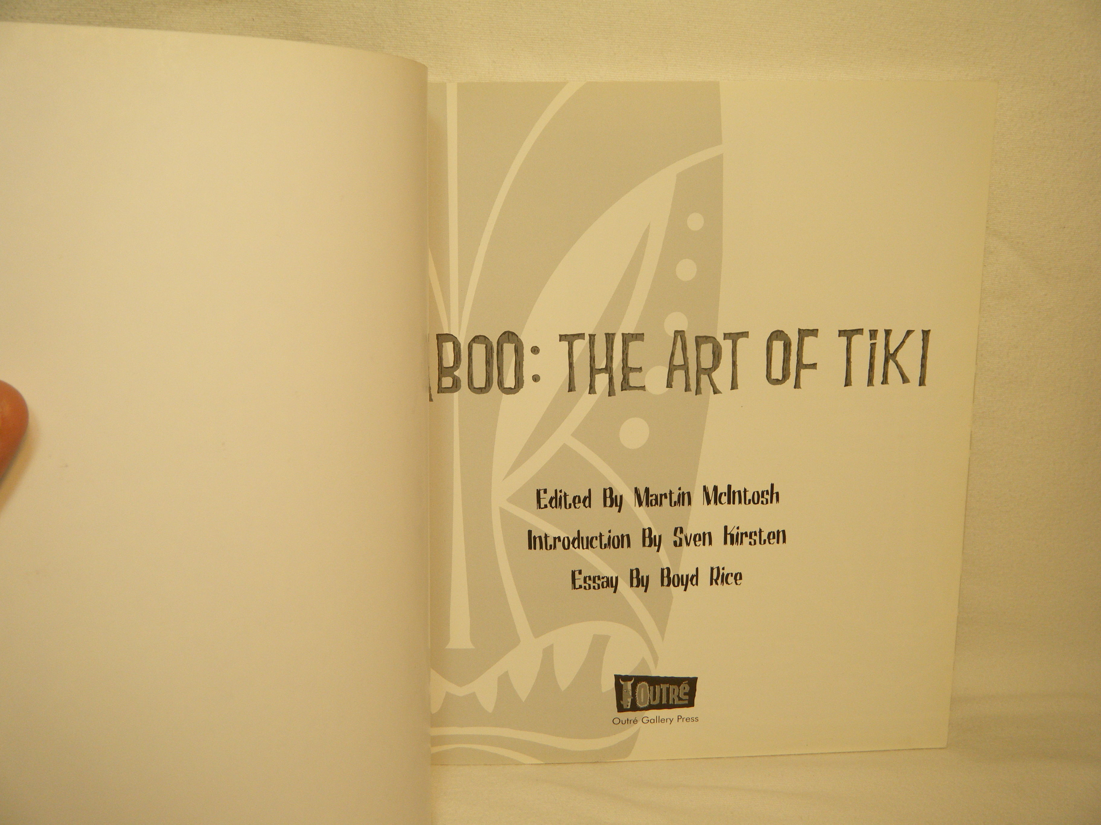 Taboo The Art of Tiki by McIntosh, Martin | Softcover | 1999