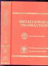 METALLURGICAL TRANSACTIONS VOLUME 11A (1 Vol, Pp1081 to 2038, Index)