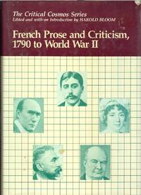 French Prose and Criticism, 1790 to World War II