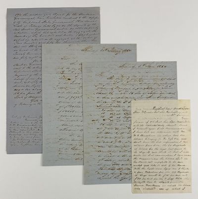 [Small Archive of Correspondence by Austrian Consul Edward William De Voss, Including a Manuscript Petition to the Confederate Government Regarding Taxes Owed on Tobacco in Richmond Owned by the Austrian Government]