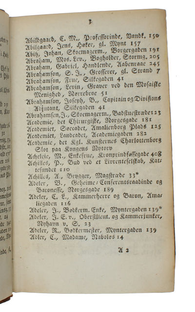Veiviser eller Anviisning til Kiøbenhavns, Christianshavns og Forstædernes Beboere for Aaret 1819 og 1820. (photo 3)