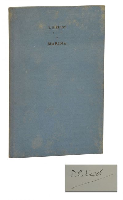 London: Faber and Faber, 1930. First Edition. Very Good. First large paper edition. Signed limited e...