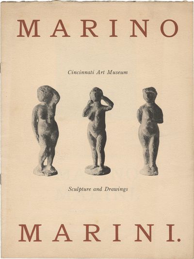 Marino Marini (Original catalog for the 1953 exhibition)