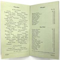 Late 1920s "Henri Confiseur" Catering Menu