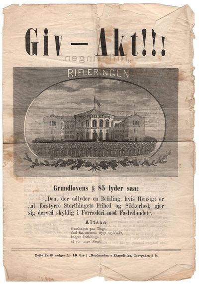 Rifleringen. Af Asbjørn. Giv – akt!!!