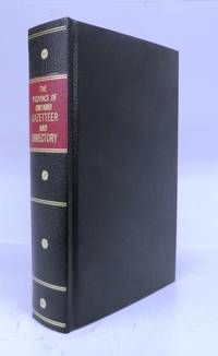 The Province of Ontario Gazetteer and Directory by H. (ed.) MCEVOY
- Hardcover
- 1869
- from Attic Books (SKU: 120532)