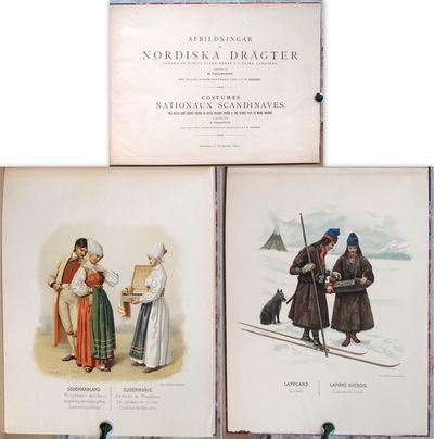 Afbildningar af nordiska drägter sådana de burits…