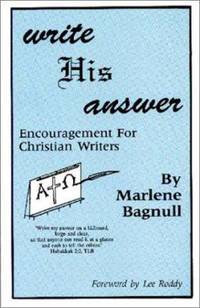 Write His Answer : Encouragement for Christian Writers