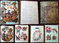 Friendship Album "To Susan" with Asian and other themed Decoupage, Imagery, Watercolors, Drawings, Sentiments, Enigma, ect