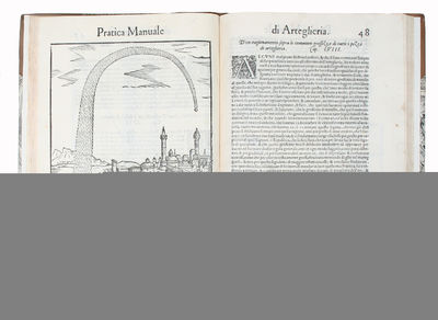 Pratica Manuale di Artigleria....Nuouamente composta & data in luce...All'Illustrissimo, et Eccll. Signor don Carloo D'Aragona, Duca di Terrranuoua, &c. - [POSSIBLY THE EARLIEST WORK TO DEAL EXCLUSIVELY WITH ARTILLERY] (photo 3)