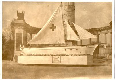 [VIRGINIA] [RICHMOND] [MONUMENT AVE.] RED CROSS SHIP OF MERCY PARADE