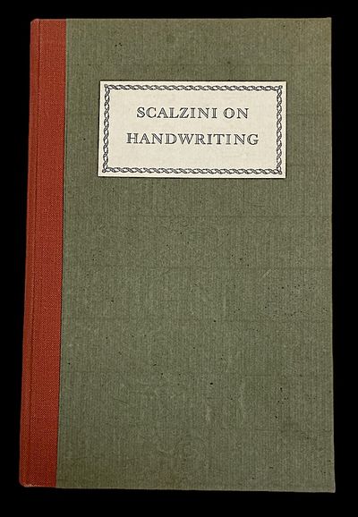 Scalzini on Handwriting. An Essay from Marcello…