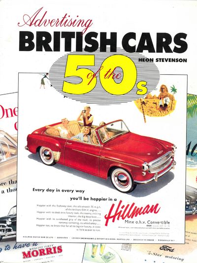 Advertising british cars of the 50s.