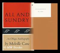 All and Sundry; an Oblique Autobiography