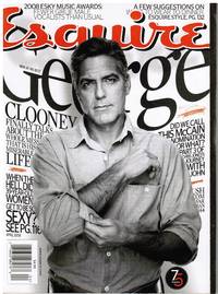 cover of ESQUIRE 2008: GEORGE CLOONEY, THE RISE OF JOHN McCAIN, DEATH OF HEATH LEDGER