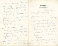 Autograph Letter Signed de CURZON, George (1859-1925)