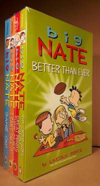 Big Nate Better Than Ever: Big Nate Box Set Volume 6-9   -(from the &quot;Big Nate Comics&quot; series)  6. Game On!; 7. I Can&#039;t Take It!; 8. Great Minds Think Alike;  9. The Crowd Goes Wild! by Peirce, Lincoln - 2021