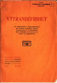 Yttrandefrihet. Ett meningsutbyte i…