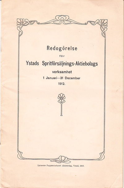 Redogörelse för Ystads…