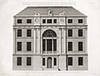 Elevation of a House at Whitehall Restore as a Board Room for the Paymaster General & Commissioners of Chelsea Hospital & Office for Invalids